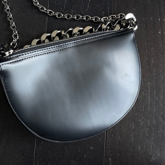 KARA black Starfruit Leather Chain Bag silver with dust bag shoulder bag - Picture 6 of 10